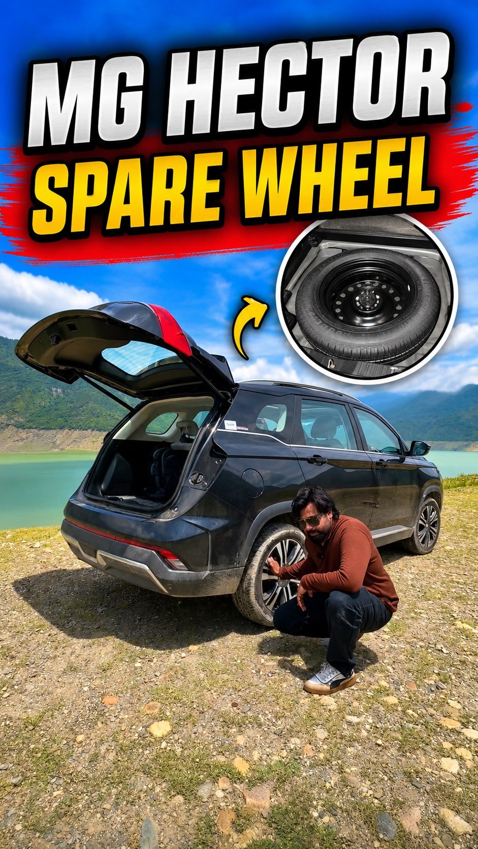 autoreview46 게시물 이미지: MG Hector Spare Wheel | MG Hector 2026 

MG...