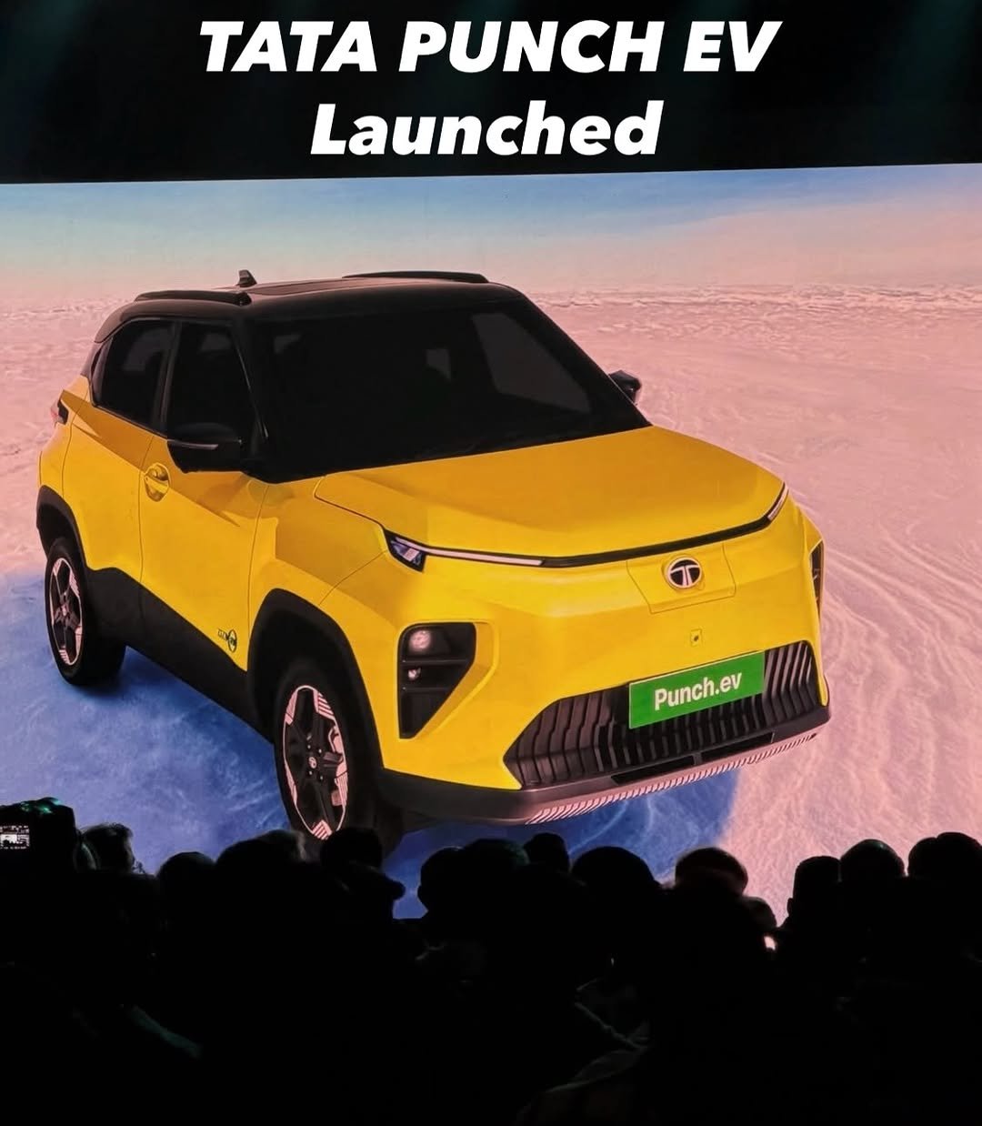 Photo shared by AUTOREVIEW on February 19, 2026 tagging @tatapunchofficial. May be an image of car, wheel and text that says 'TATA PUNCH EV Launched 0 Punch.et Punch.ev ev'.
