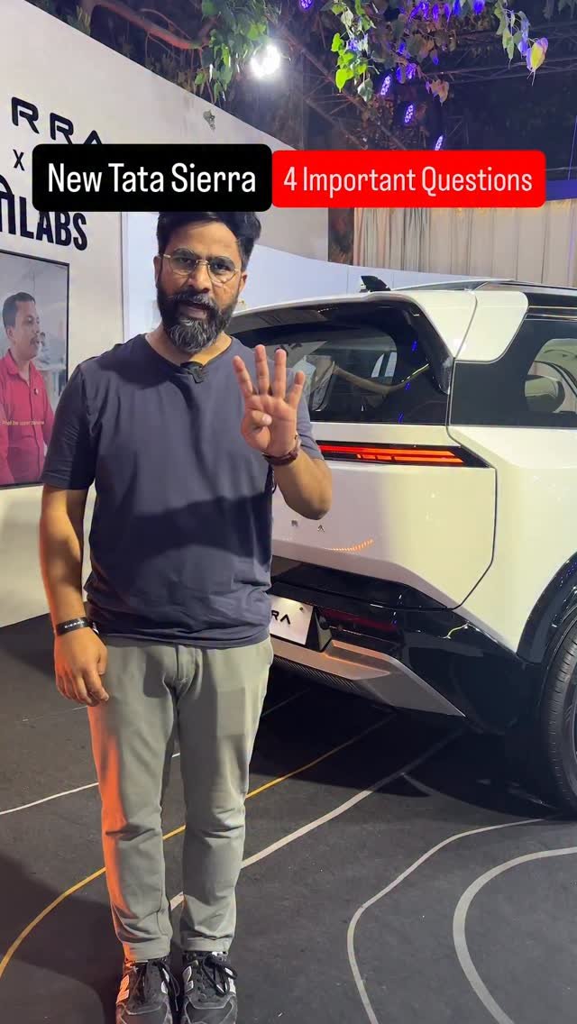 autoyogi 게시물 이미지: The new Tata Sierra is here and I have four...