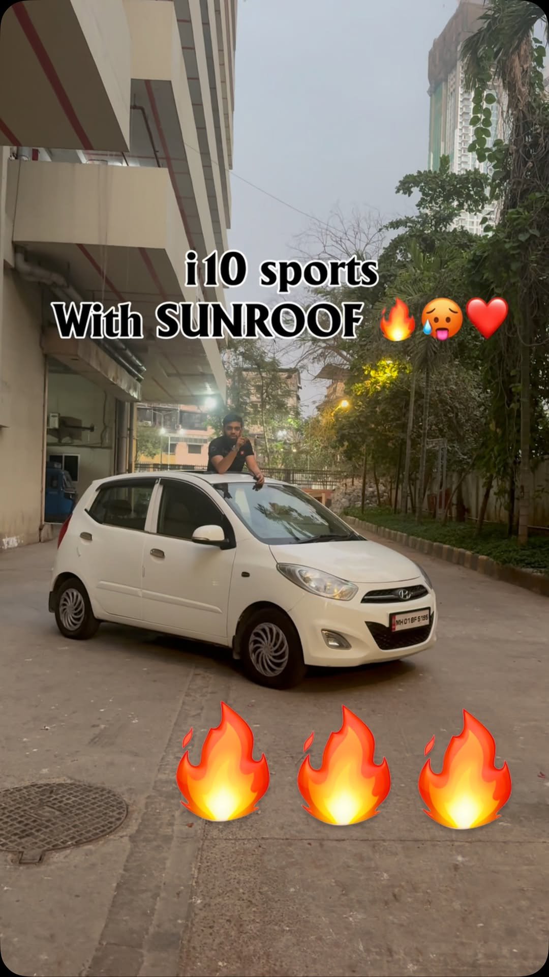 autozone.mumbai 게시물 이미지: SUNROOF WALI i10 🥵❤️
WOH BHI AUTOMATIC...