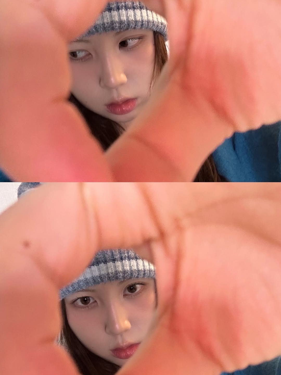 Photo by 김아야 on December 12, 2025. May be a closeup of one or more people, hair and text.