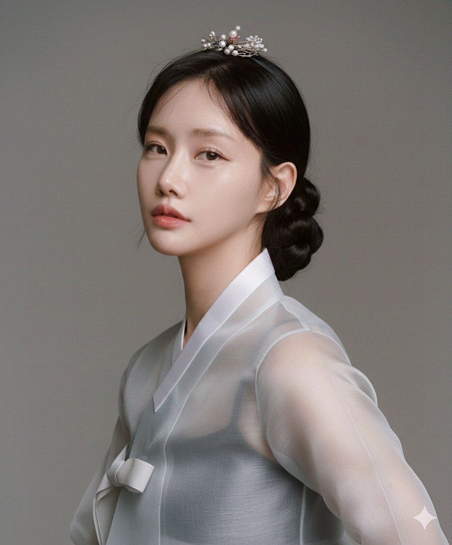 Photo by 변민서 on February 16, 2026. May be an image of one or more people, braids and makeup.