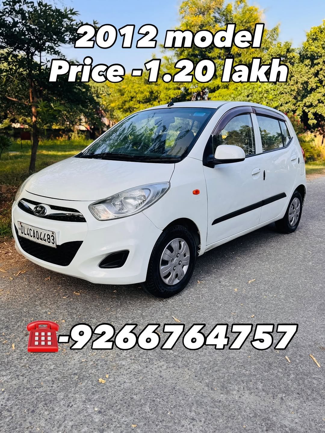 Photo shared by Jaspreet Singh on January 07, 2026 tagging @baba.carzone. May be an image of sedan, minivan, wheel and text that says '2012 12 model Price -1 rice-1.20lakh .20 lakh DLICAOLLO3 M-9266764757'.