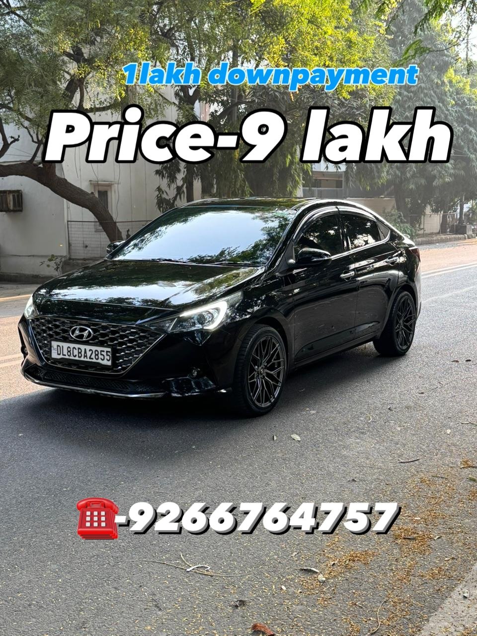 Photo shared by Jaspreet Singh on November 26, 2025 tagging @baba.carzone. May be an image of ‎sedan, wheel and ‎text that says '‎بح 1lakh downpayment Price-9 lakh DL8CBA2855 -9266764757‎'‎‎.