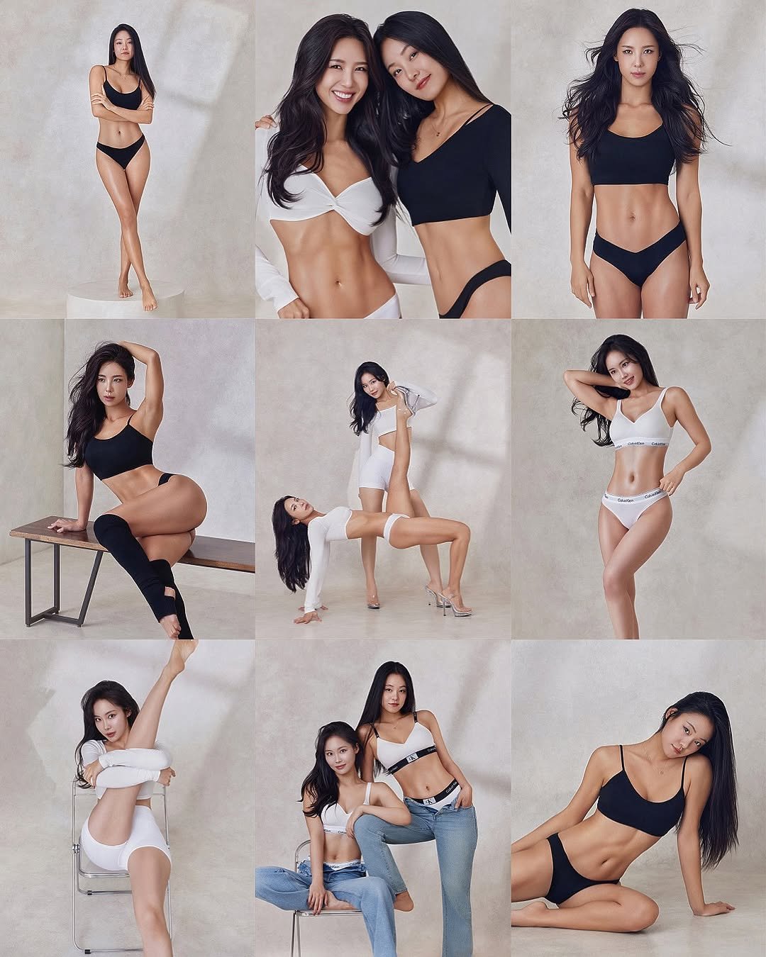 Photo shared by 바바라스튜디오 공식 인스타그램 on November 14, 2025 tagging @1.7.1, @choisangwon.eye, @soi.f, and @sr4211. May be an image of one or more people, sleepwear, bra and text.