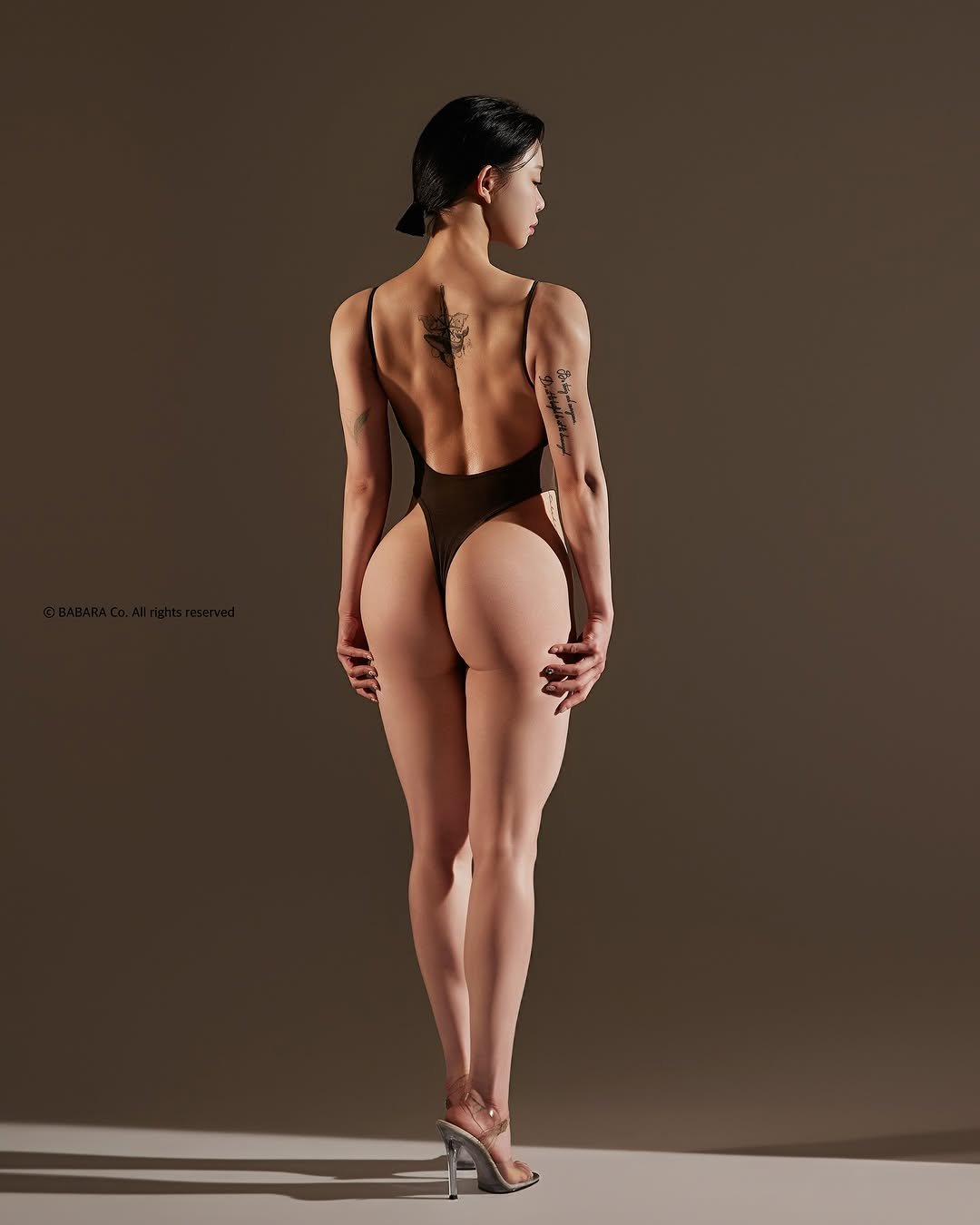 Photo by 바바라스튜디오 공식 인스타그램 on January 02, 2026. May be an image of one or more people, underwear and text.