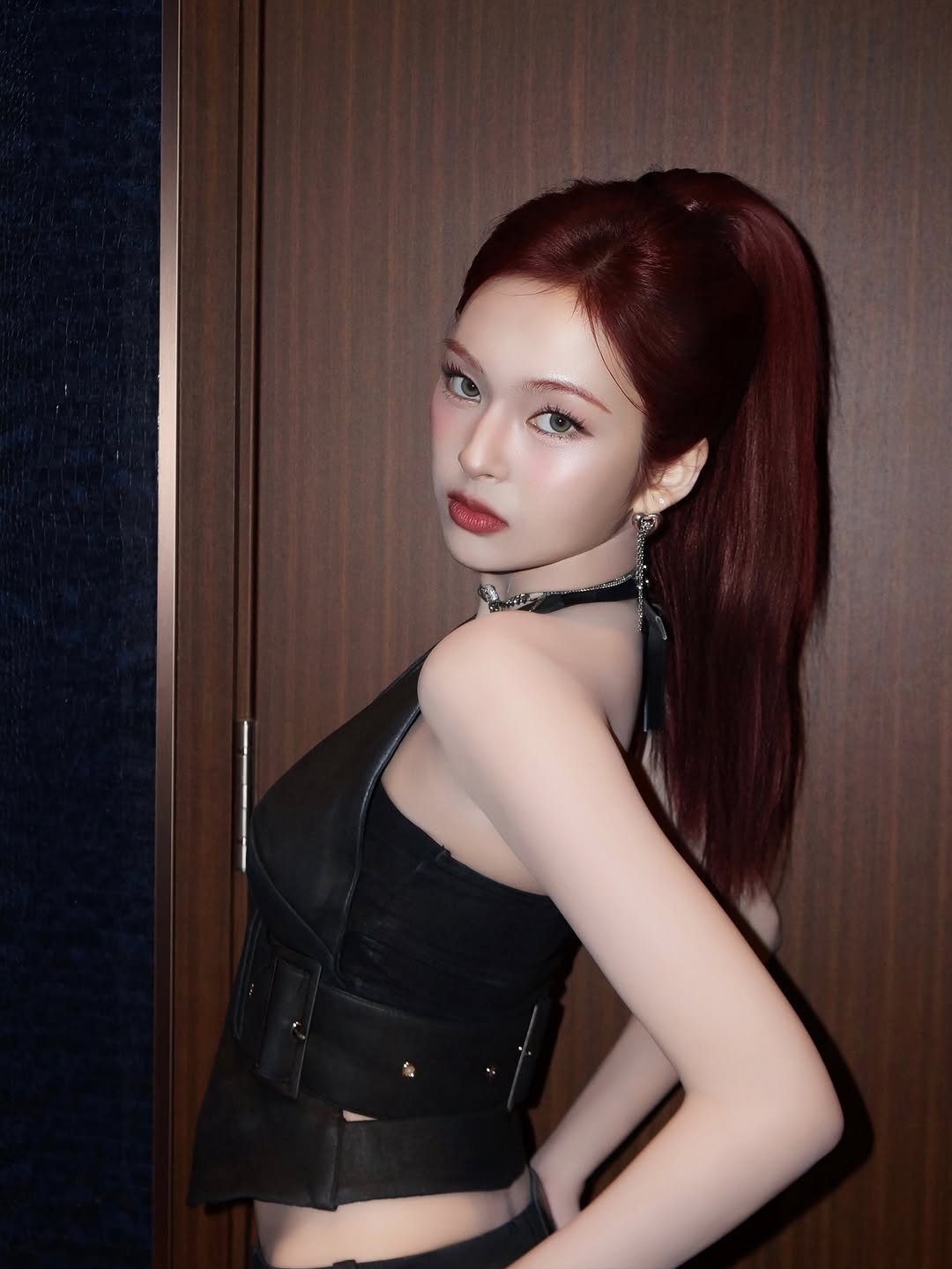 Photo by BABYMONSTER (베이비몬스터) on December 30, 2025. May be an image of one or more people, braids, makeup and text.