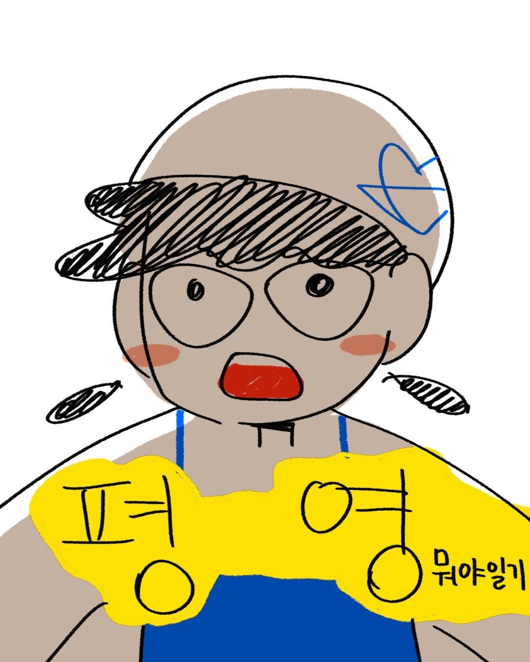 Photo by 박가가 수영일기/운동일기/아무말일기 on December 16, 2025. May be pop art of text that says 'D AMDD 펴 ٥= 뭐야일기'.