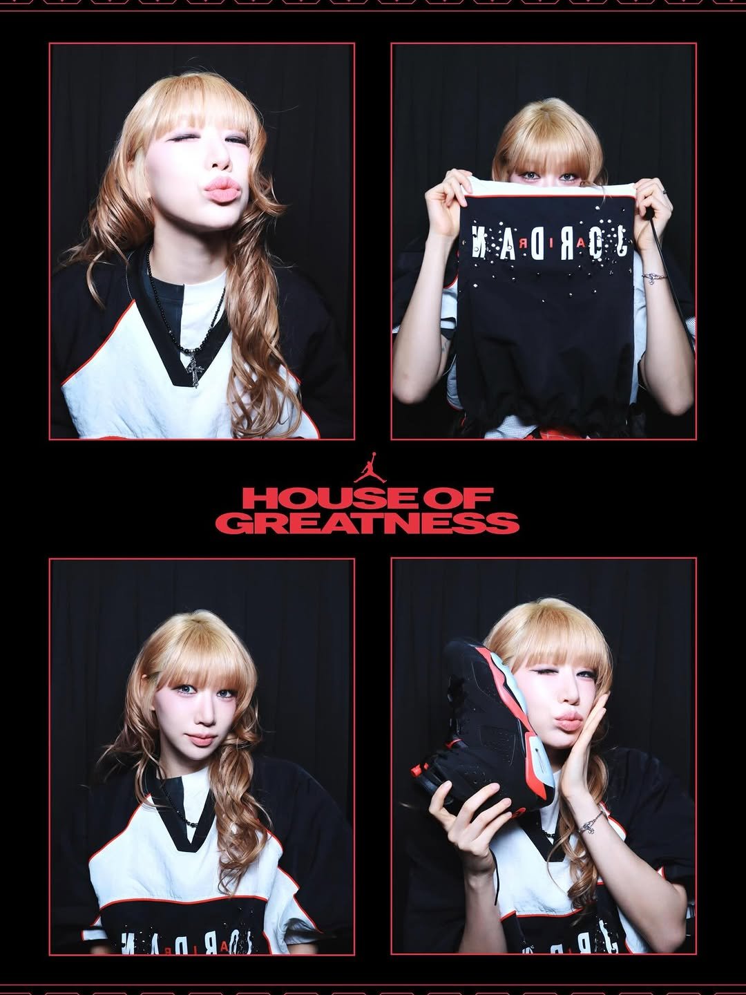 Photo shared by Bada Lee 바다 on February 08, 2026 tagging @jumpman23, @badalee__, and @nikeseoul. May be an image of text.