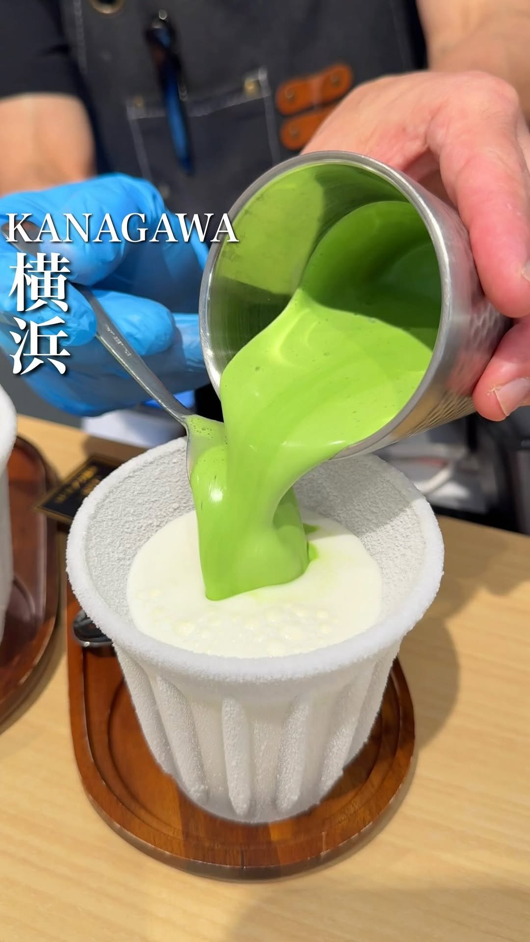 baebae_gurume 게시물 이미지: －85℃の世界一冷たい抹茶ラテ🍵

珈琲が有名なこちらのお店では、マイナス85℃のグラスにミル...