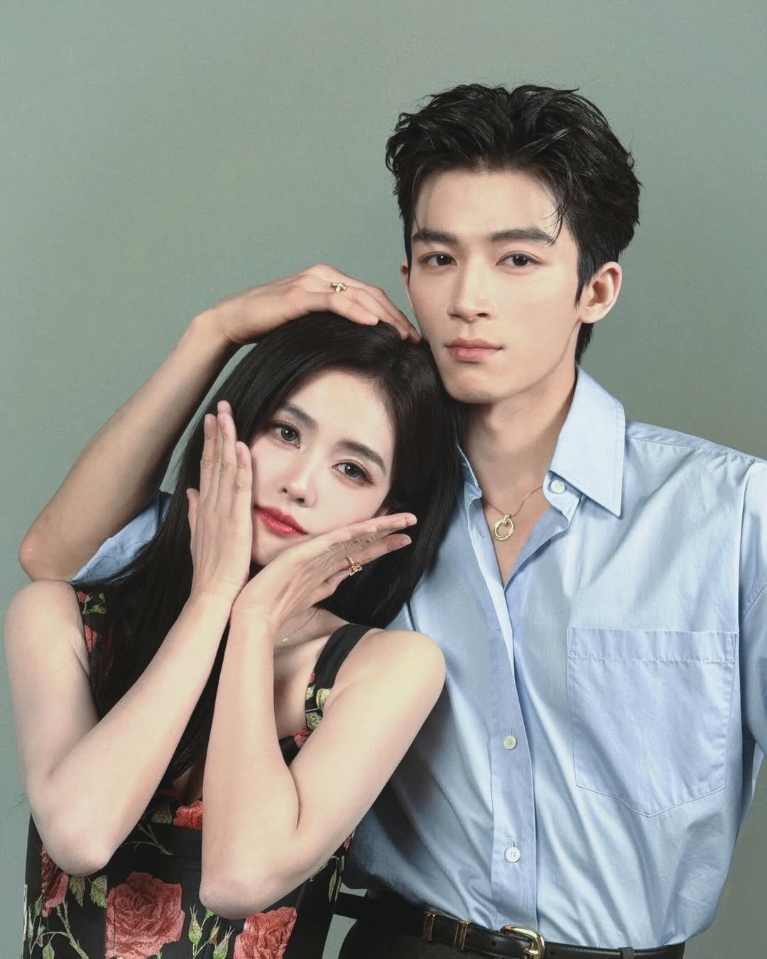 Photo shared by 王星越 on February 13, 2026 tagging @bailu_923. May be an image of one or more people, hair, bolo tie and text.