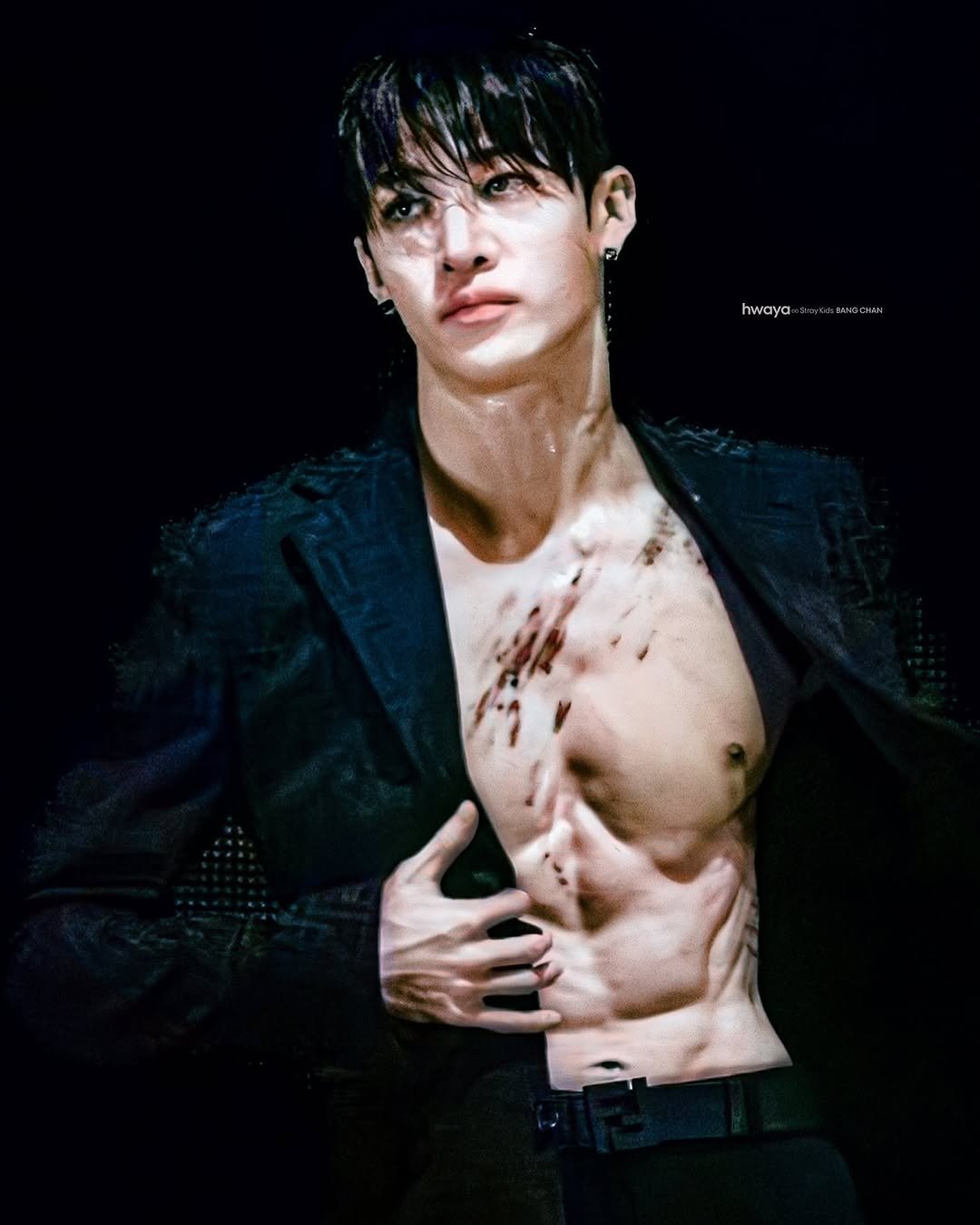 Photo shared by BANG CHAN 방찬 팬페이지 on May 14, 2025 tagging @jypstraykids, and @bangchan_jypstraykids.