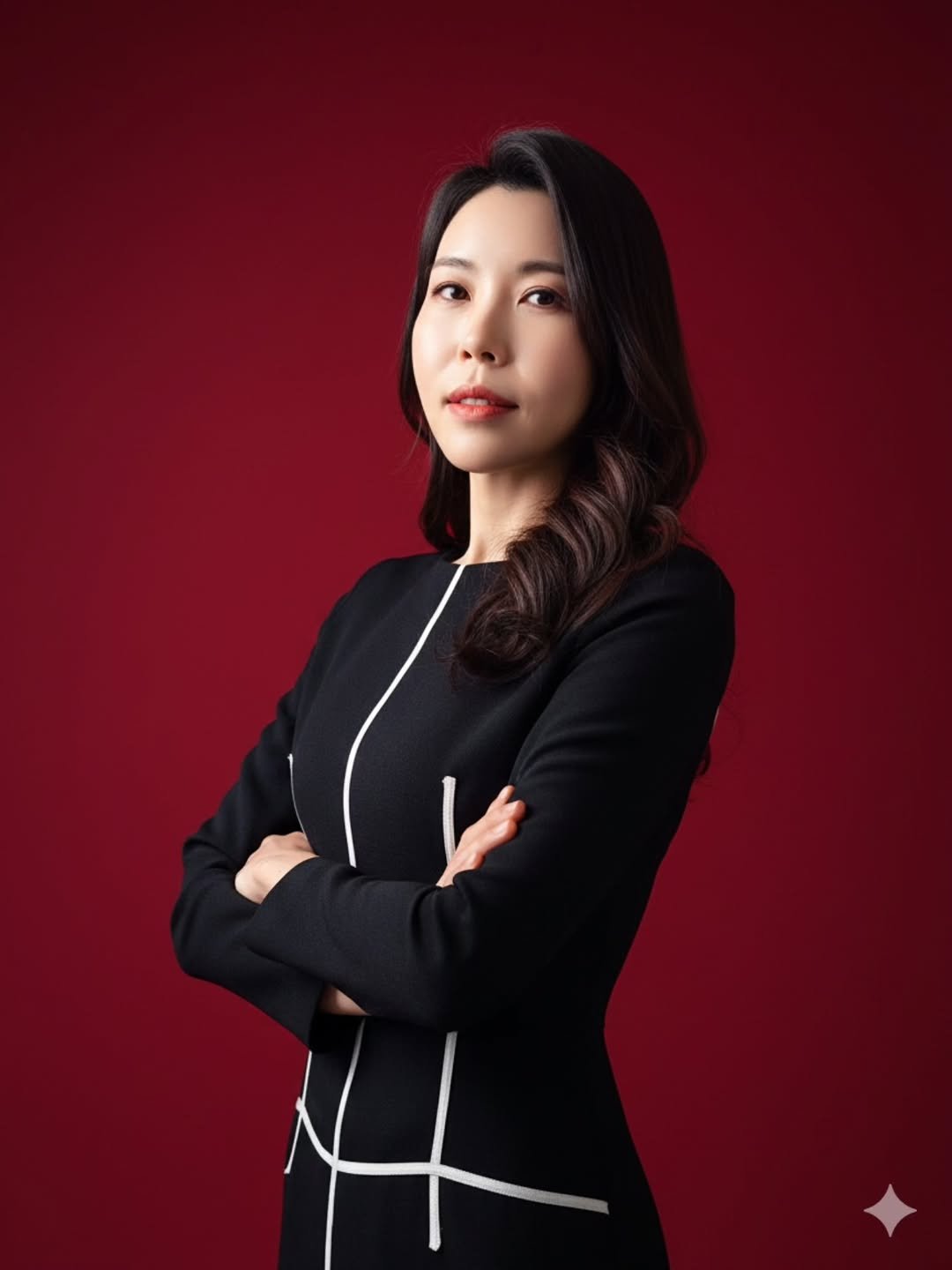 Photo by 방종임 on September 17, 2025. May be an image of 1 person, hair, suit, blazer and text.