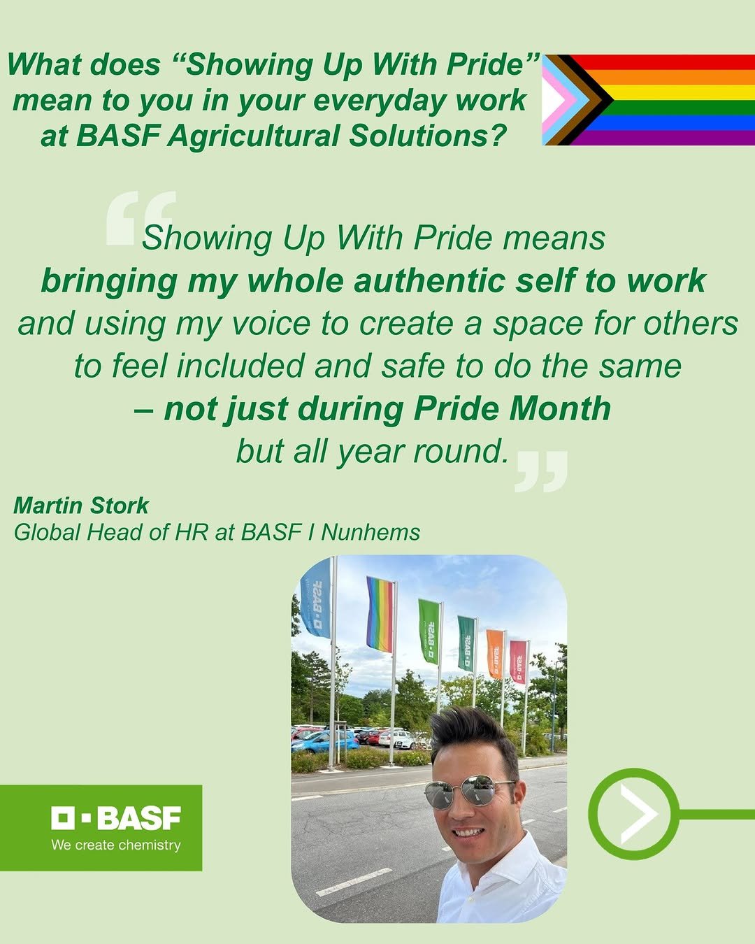 basfagro_global 게시물 이미지: Pride Month offers a moment to reflect on...