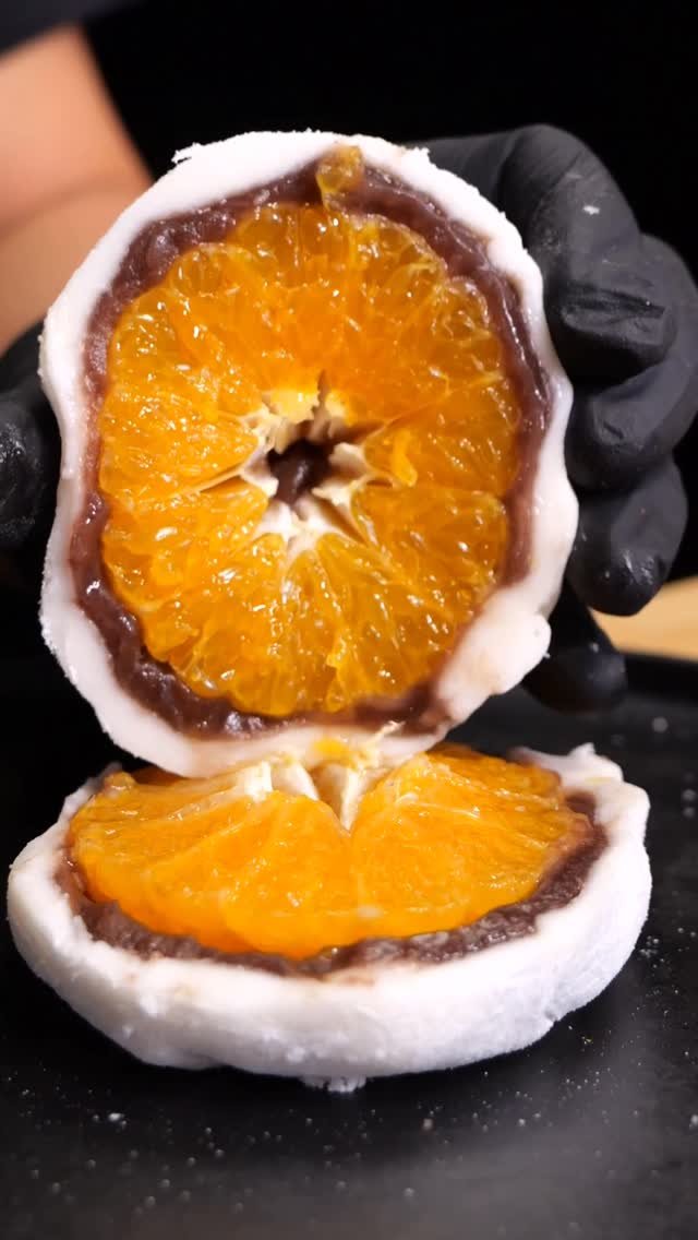 bayashi_tv 게시물 이미지: Mikan Daifuku (Mandarin Mochi)