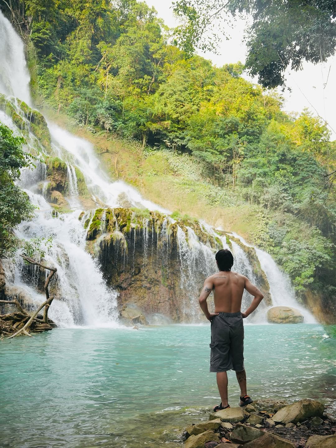 Photo by BRIGHT on August 23, 2025. May be an image of 1 person, Havasu Falls and text.