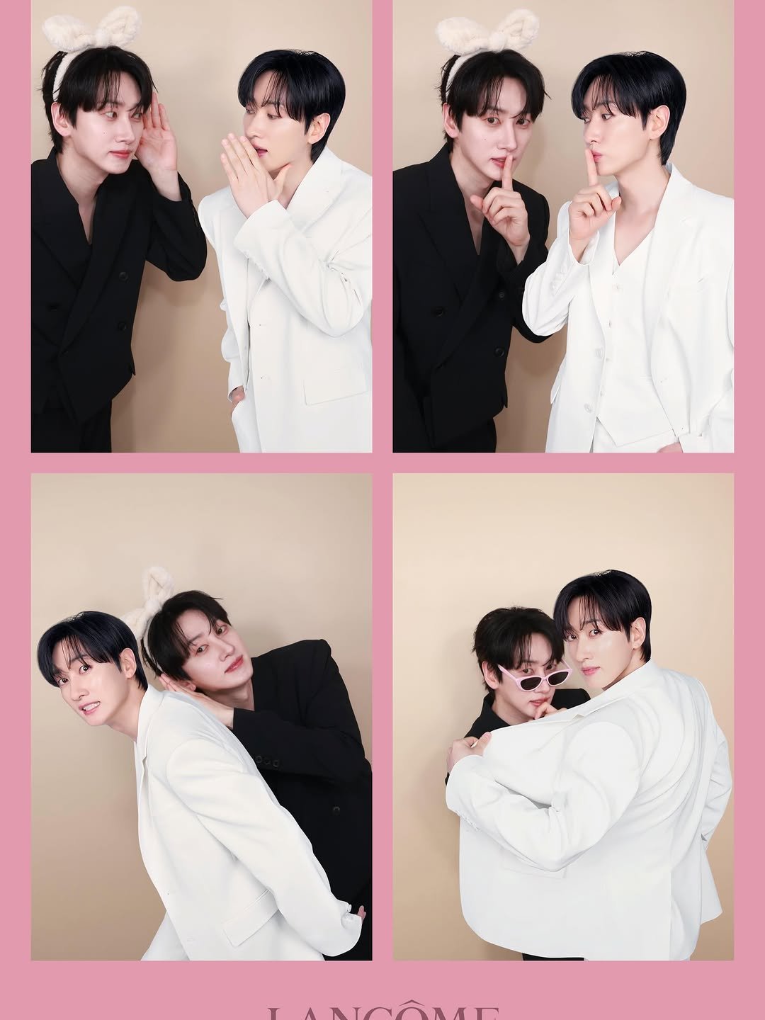 be4eunhyuk 게시물 이미지: 나랑나🤍🖤 #LANCOMETW