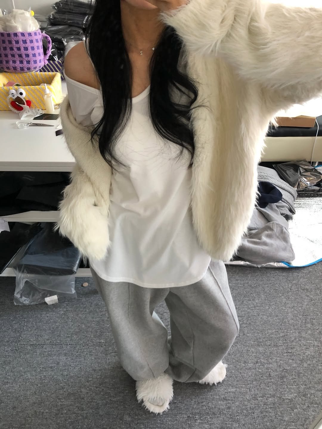 Photo by 베으 on November 20, 2025. May be an image of sleepwear.