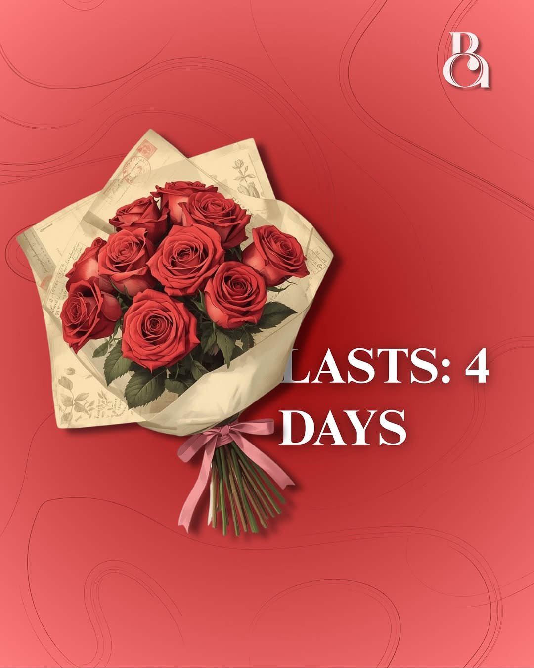 Photo by Bel Avenir - Perfumes on February 15, 2026. May be an illustration of card, poster, calendar, magazine, rose and text that says 'a ASTS: 4 DAYS'.