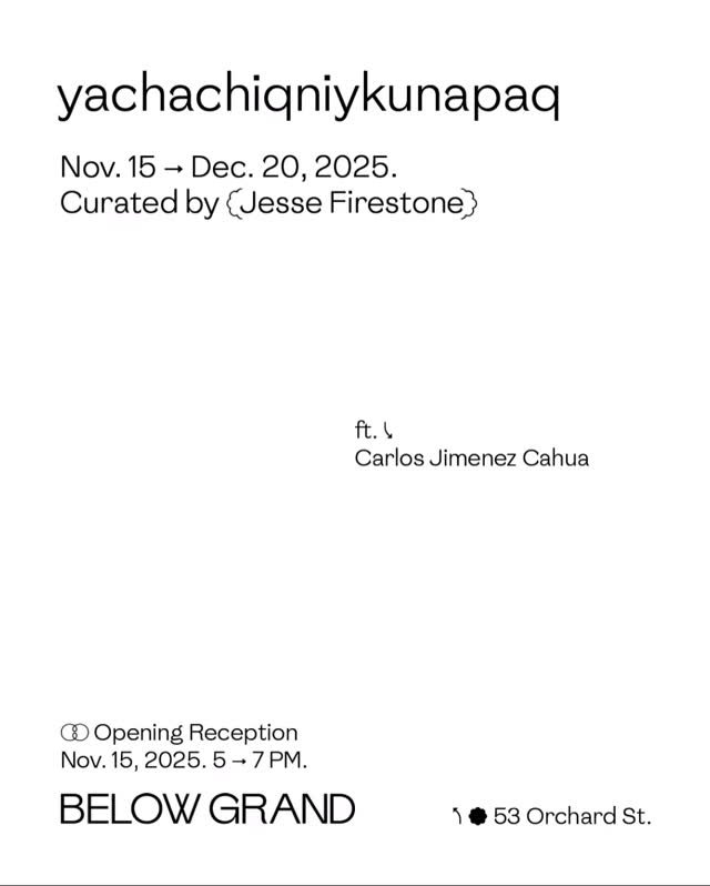 belowgrandnyc 게시물 이미지: Opening this Saturday, November 15 at 53...