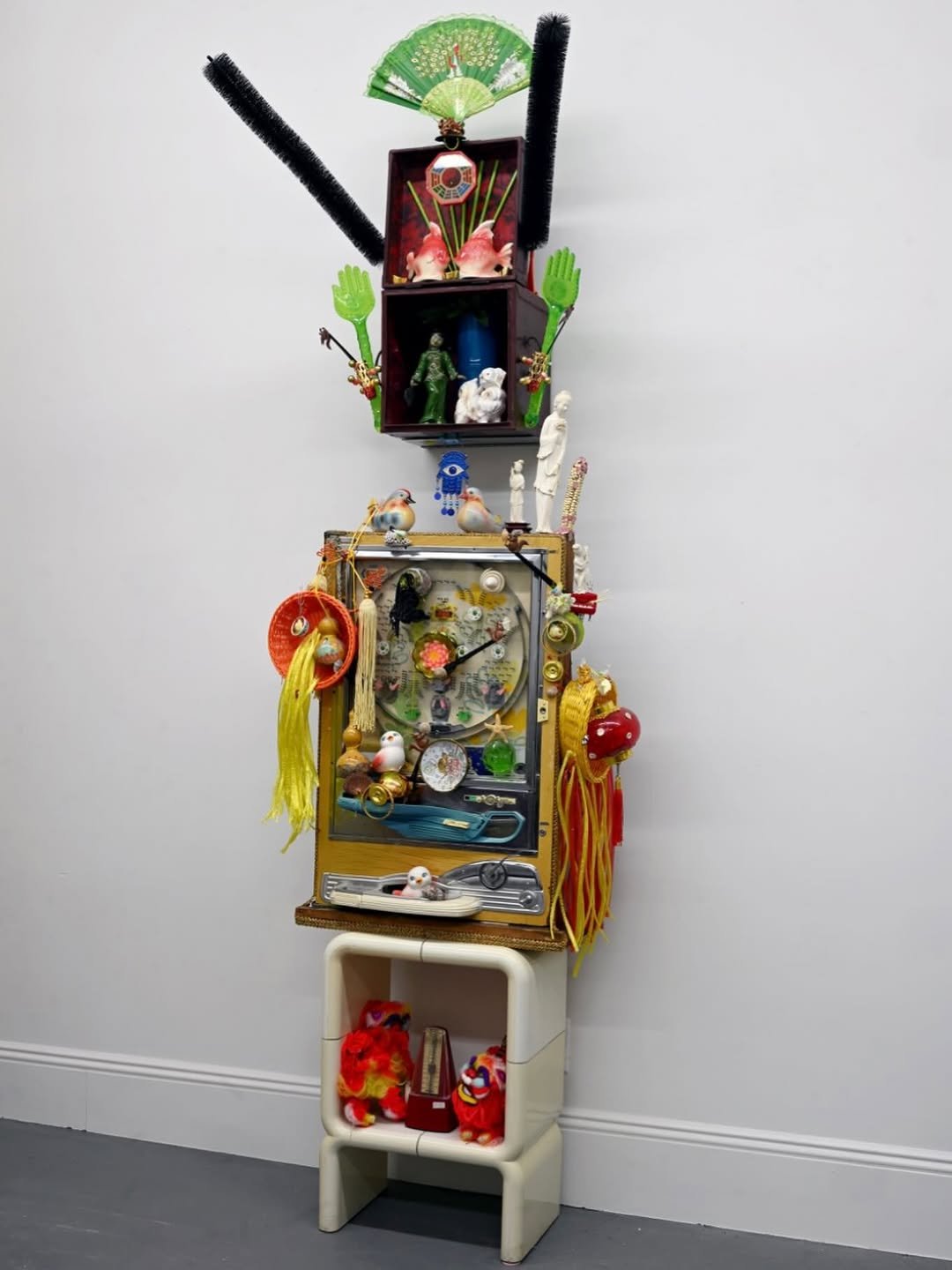 Photo shared by Below Grand Gallery on April 15, 2026 tagging @kuoskies, @ericgeithner, and @zakariyaa.qadir. May be an image of umbrella and text.