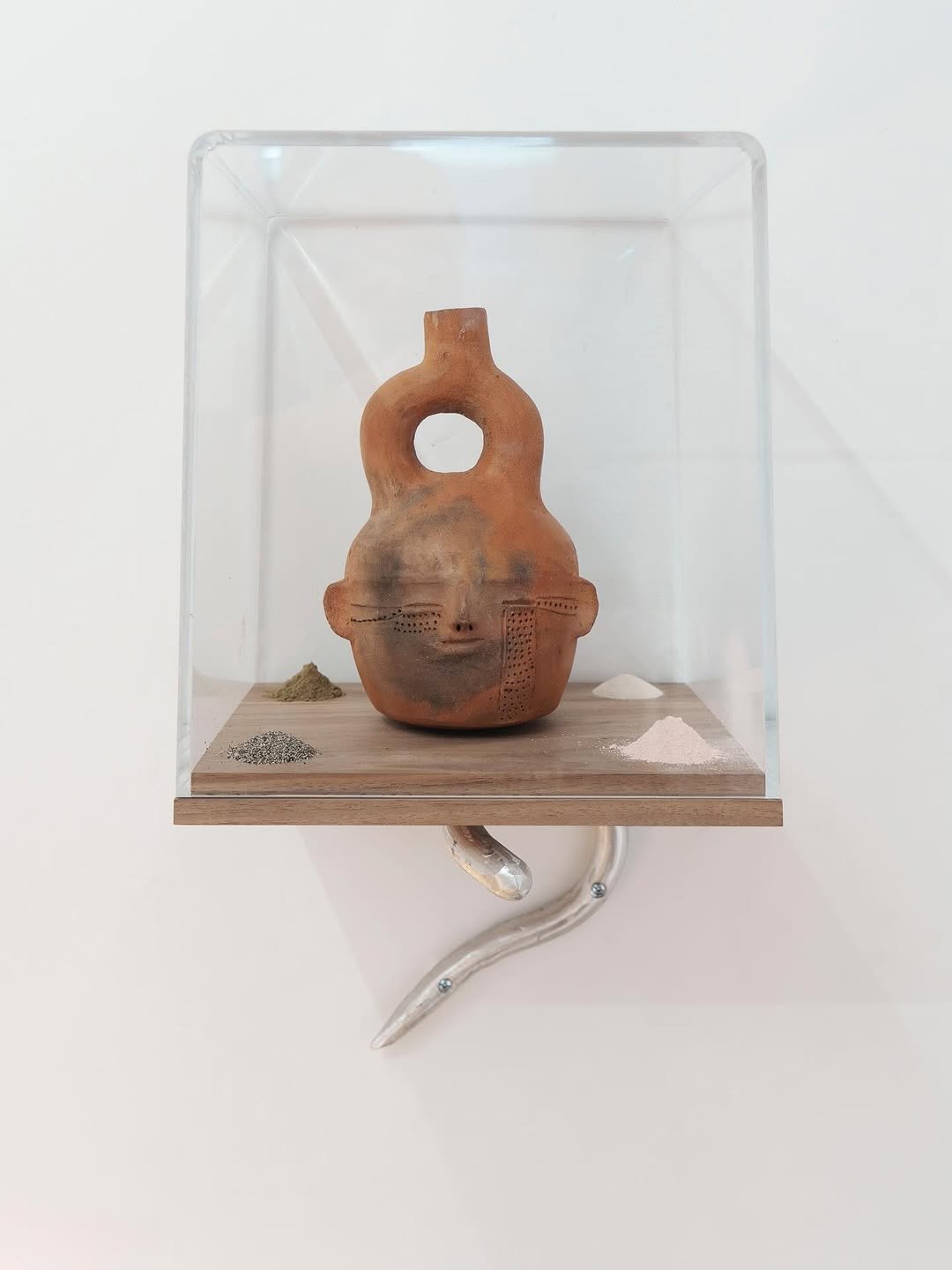 Photo shared by Below Grand Gallery on December 13, 2025 tagging @heavymetalcurator. May be an image of sculpture and text.