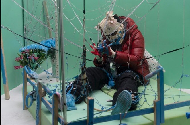 Photo shared by Below Grand Gallery on February 04, 2026 tagging @hwinx, and @aigerimakh. May be an image of sculpture and text.