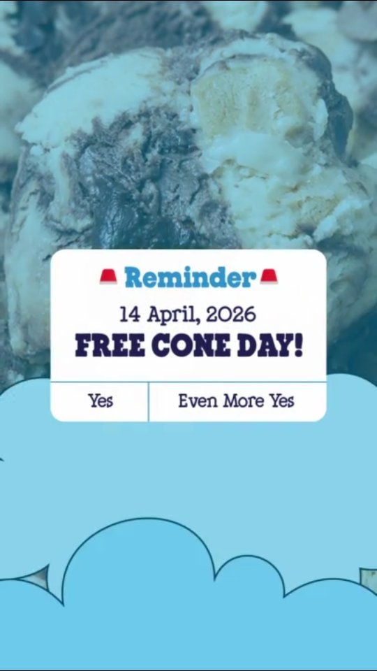 benjerryskorea 게시물 이미지: 캘린더에 꼭 저장하세요 — FREE CONE DAY는 4월 14일! 🍦
전 세계...