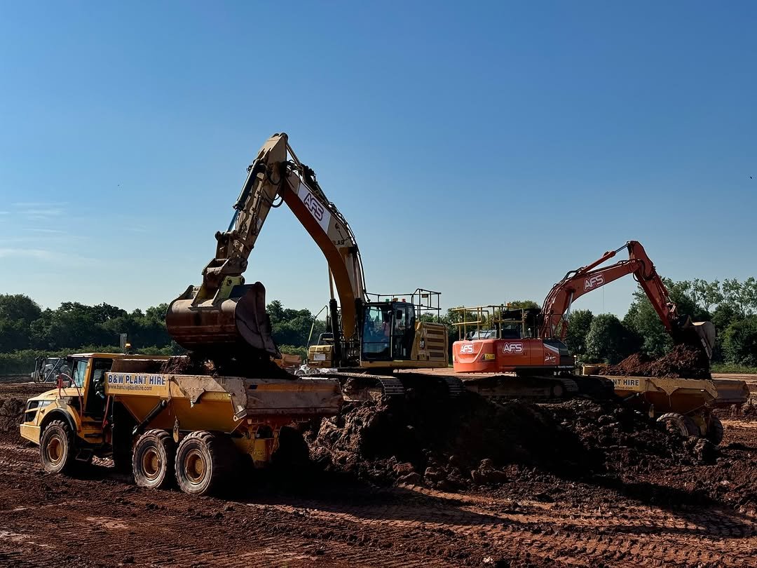 Photo by Ben Wade on February 01, 2026. May be an image of scraper, crane and text.