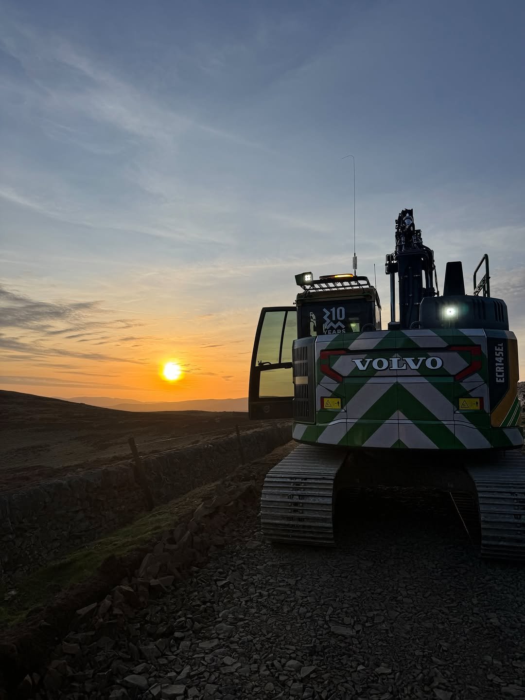 Photo shared by Ben Wade on March 19, 2026 tagging @bmforestandland, @volvoce, and @volvoce_emea. May be an image of scraper and text that says 'VOLVO'.