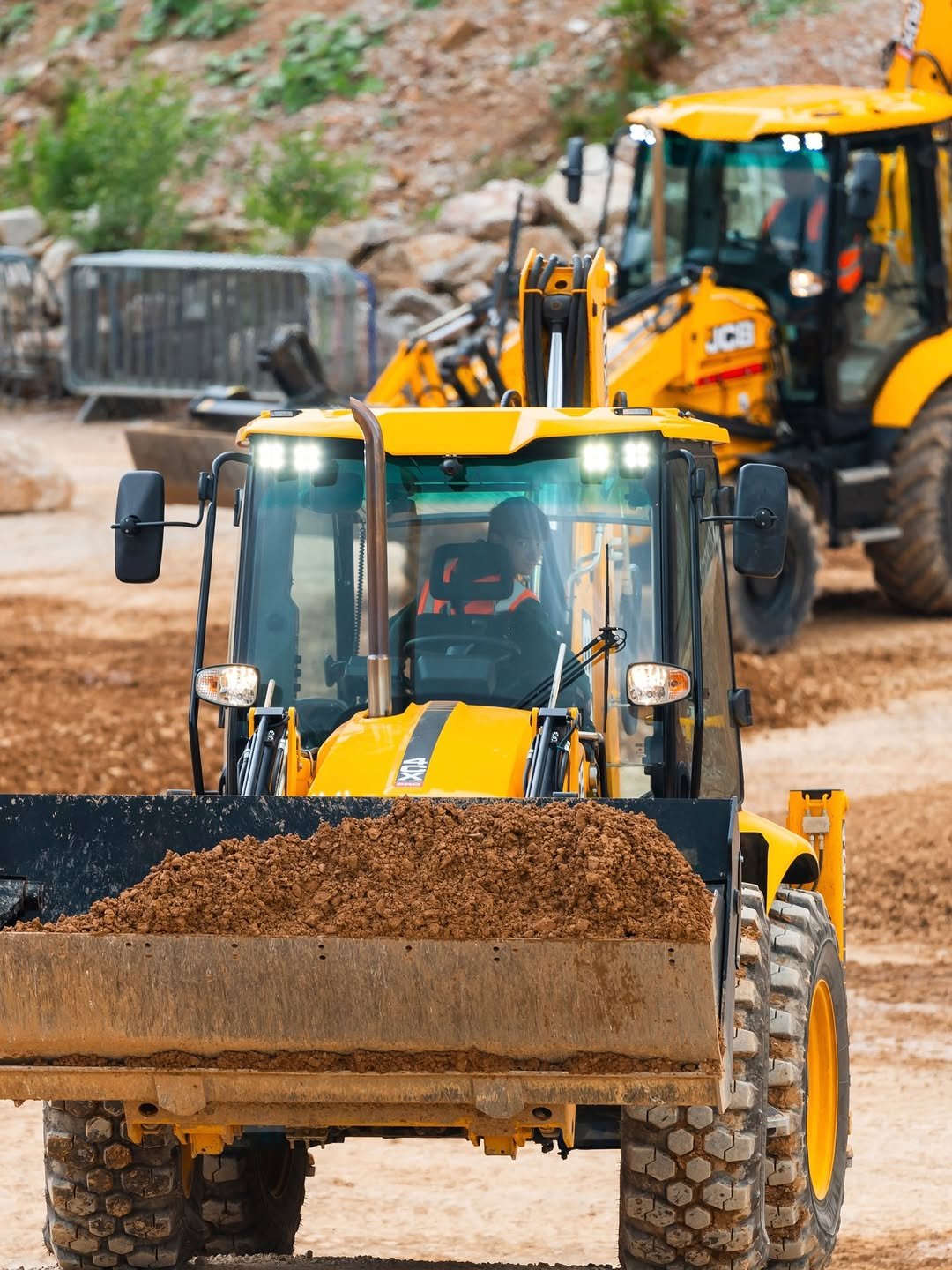 Photo shared by Ben Wade on February 12, 2026 tagging @jcbmachines, @royduffyphotography, and @the_happydigger. May be an image of scraper and text.