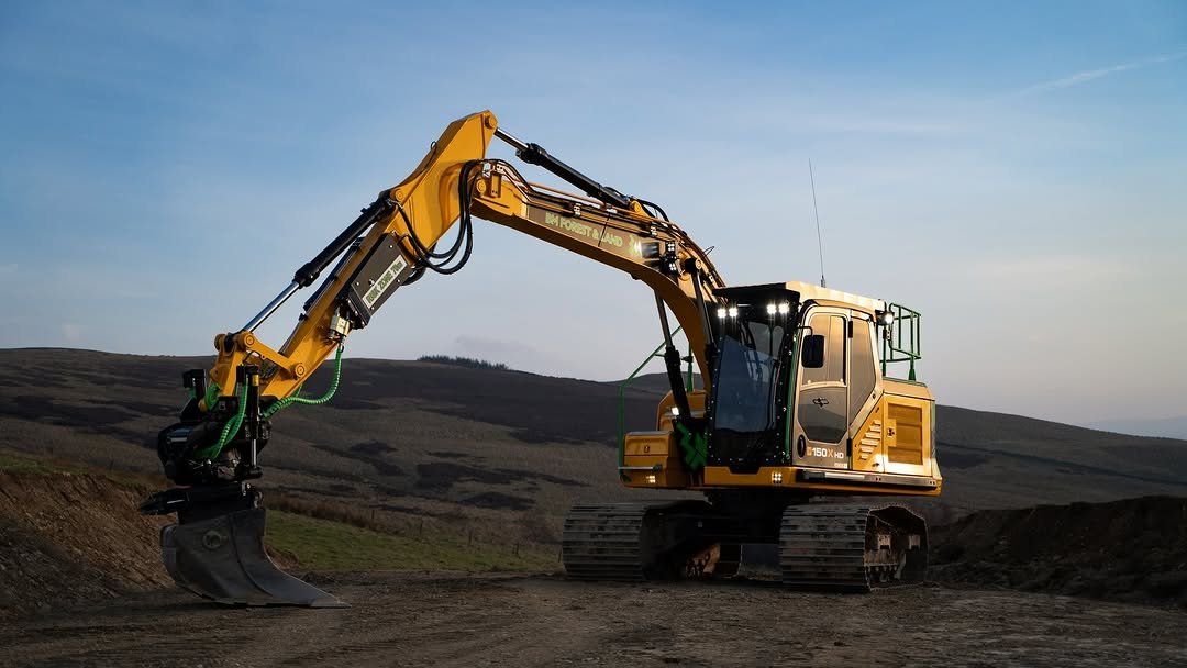 Photo shared by Ben Wade on April 04, 2026 tagging @bmforestandland. May be an image of crane and text.