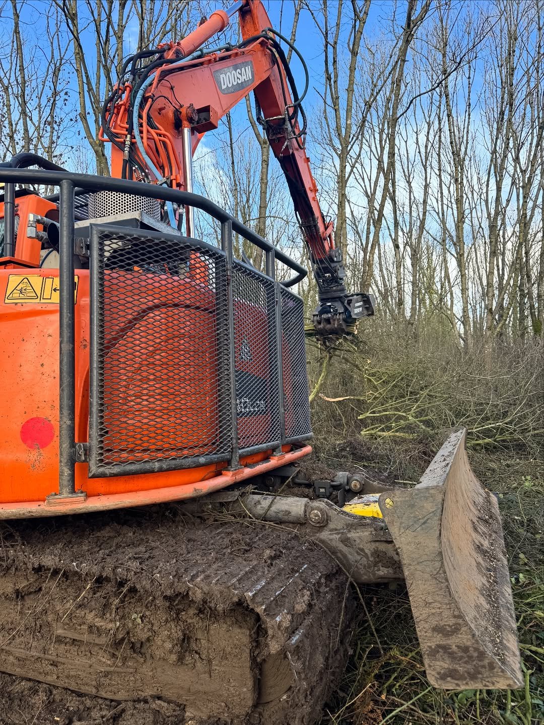 Photo shared by Ben Wade on January 24, 2026 tagging @mp.wright_forestry. May be an image of tractor and text.