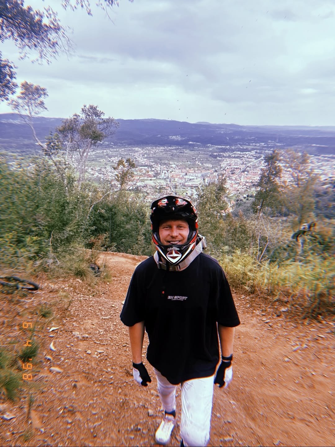 Photo shared by Bernard Kerr on April 16, 2026 tagging @bk_sportbybk. May be an image of skateboard, helmet, outdoors and text.