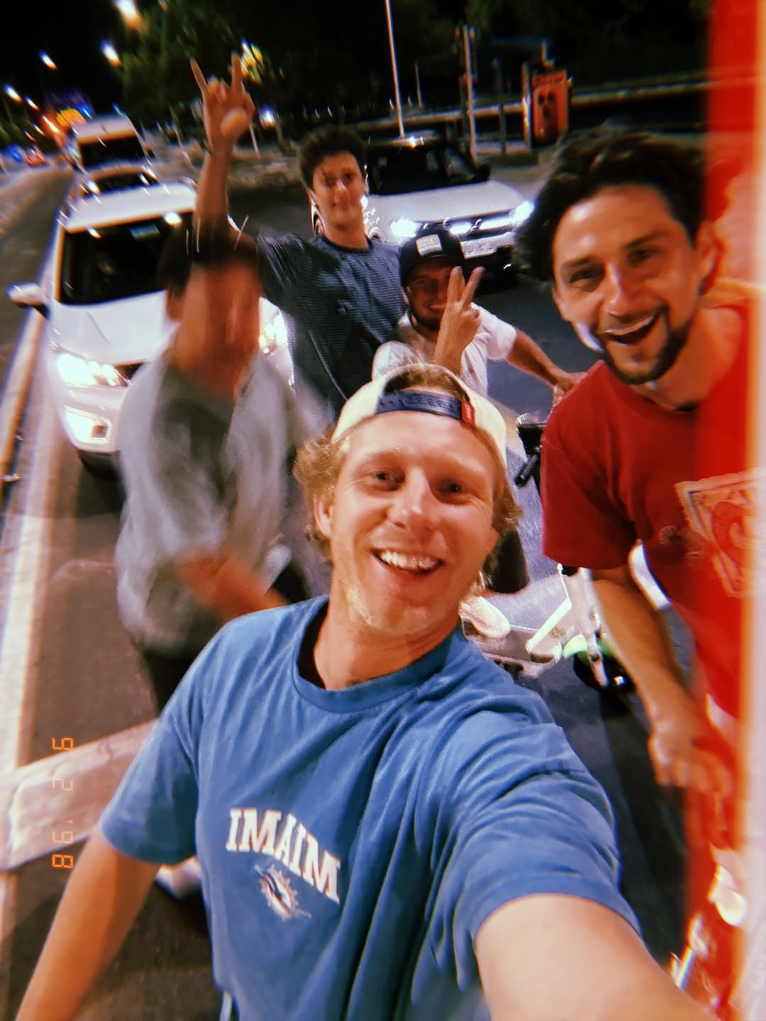 Photo by Bernard Kerr on February 17, 2026. May be a selfie of skateboard, minivan, curb and text.