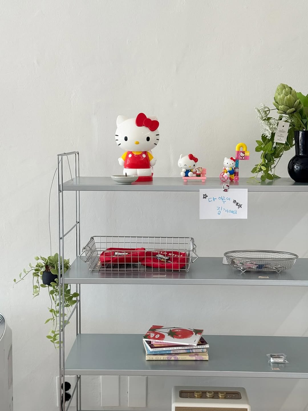 Photo by 김수현  딸기엄마🍓 on November 10, 2025. May be an image of shelf and text.