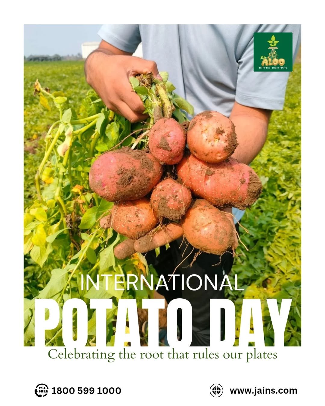 betteryields_greaterprofit 게시물 이미지: 🥔🌍 Behind every potato is a farmer's hard...