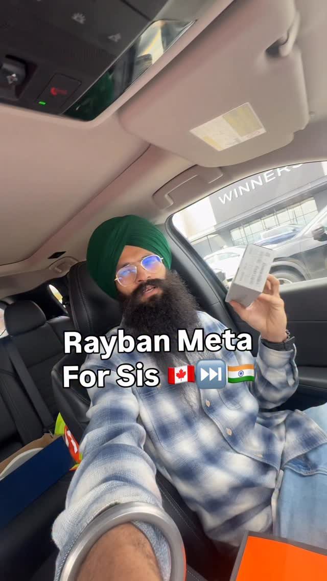 bhattinaviii 게시물 이미지: Rayban Meta for sister 🇨🇦⏭️🇮🇳

#raybanmeta...