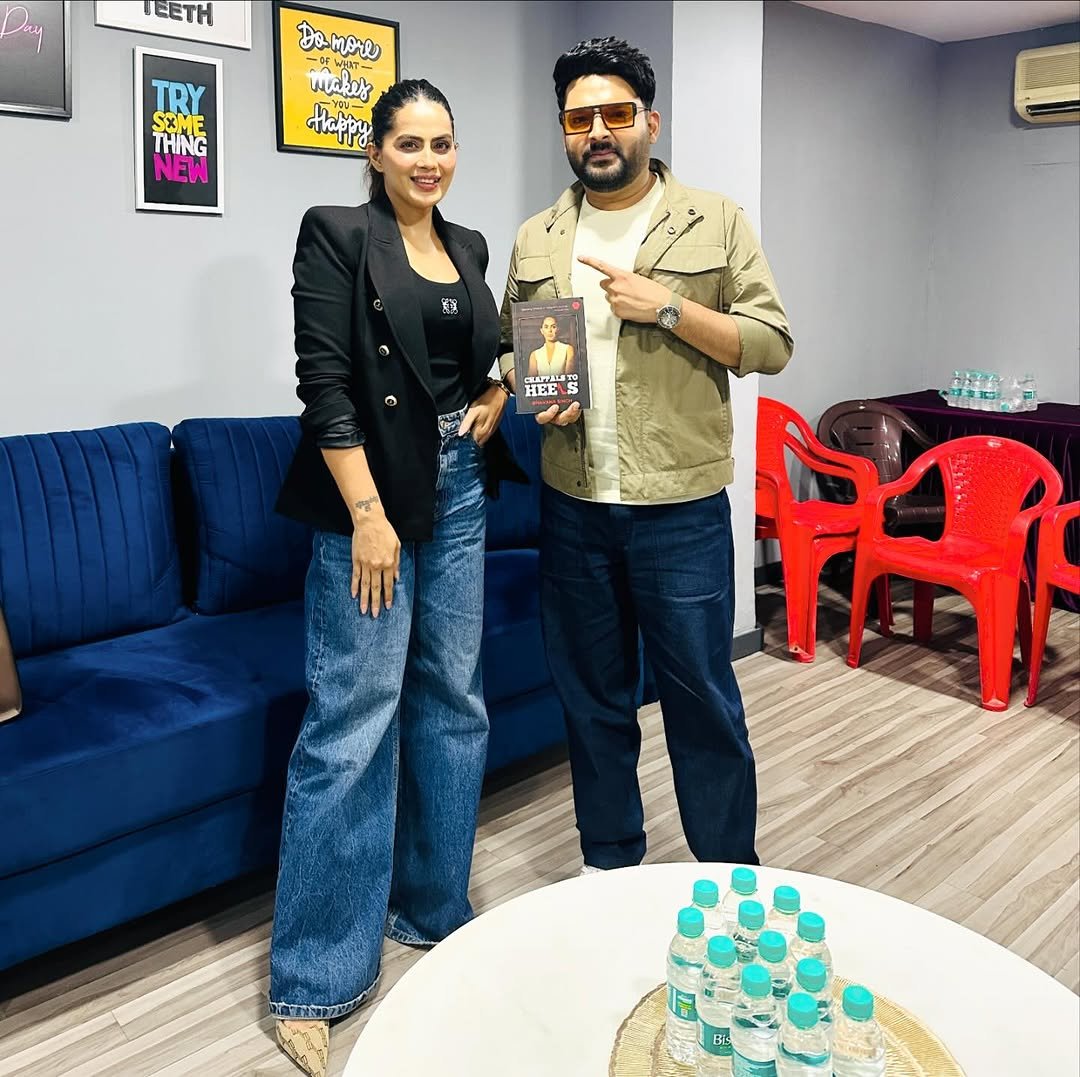 bhavna555 게시물 이미지: It was such an honour to meet @kapilsharma 🙏🏻