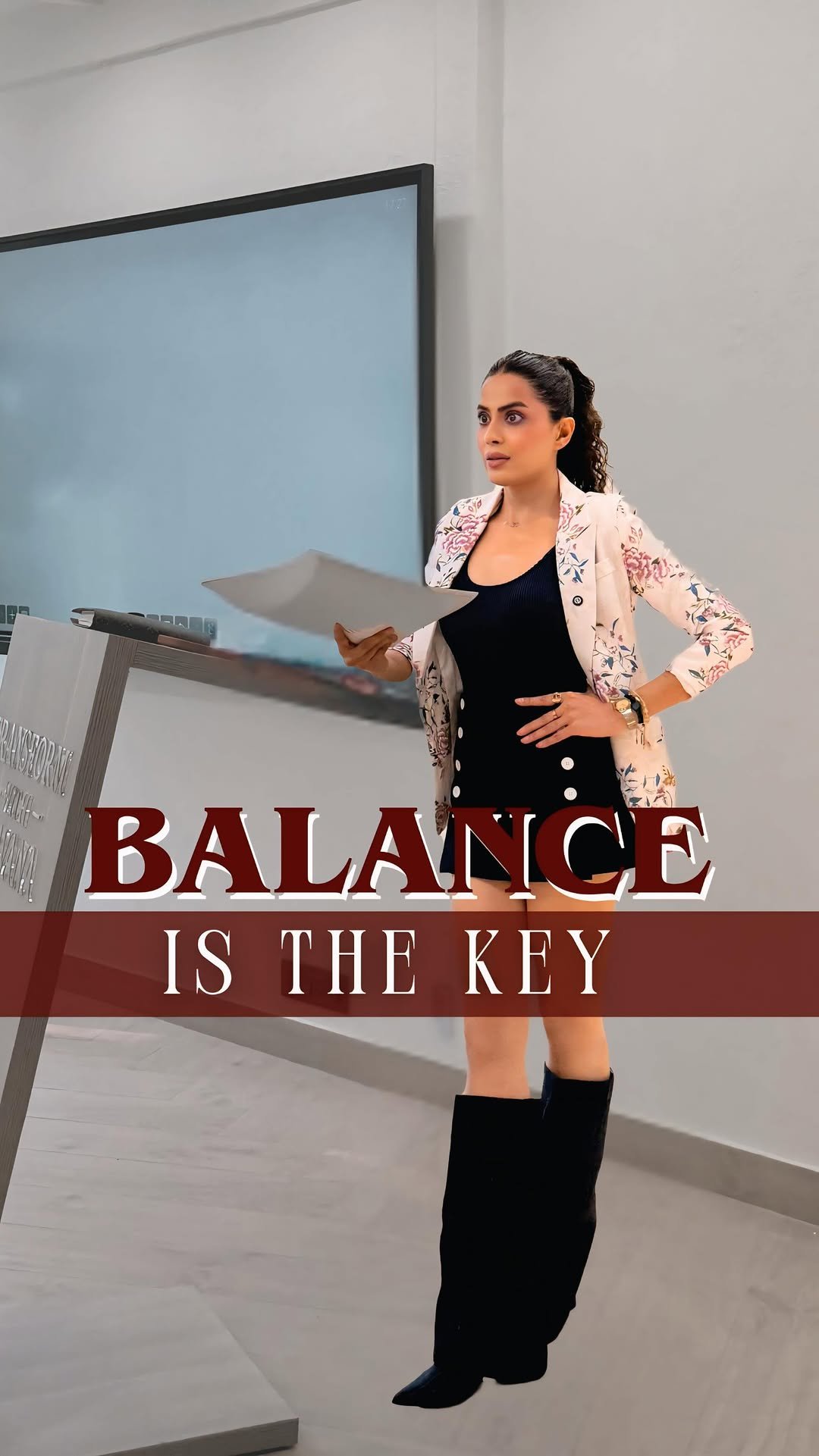 bhavna555 게시물 이미지: A powerful walk is 80% balance, 20%...