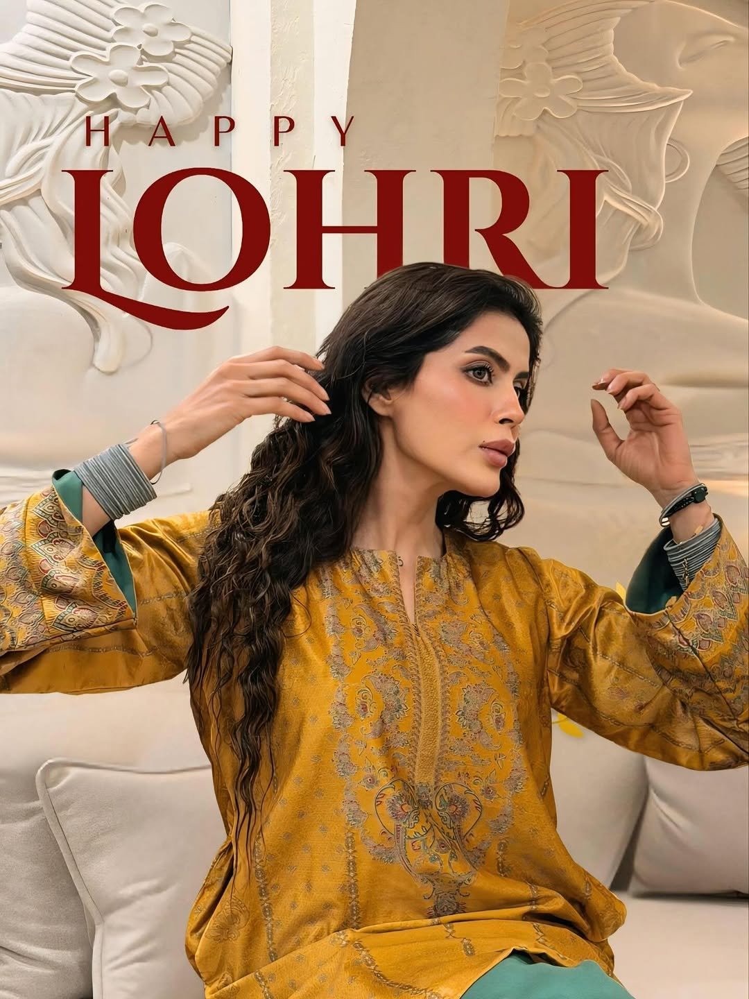 Photo shared by Bhavana Singh on January 13, 2026 tagging @ritikaaroracouture. May be an image of net and text.