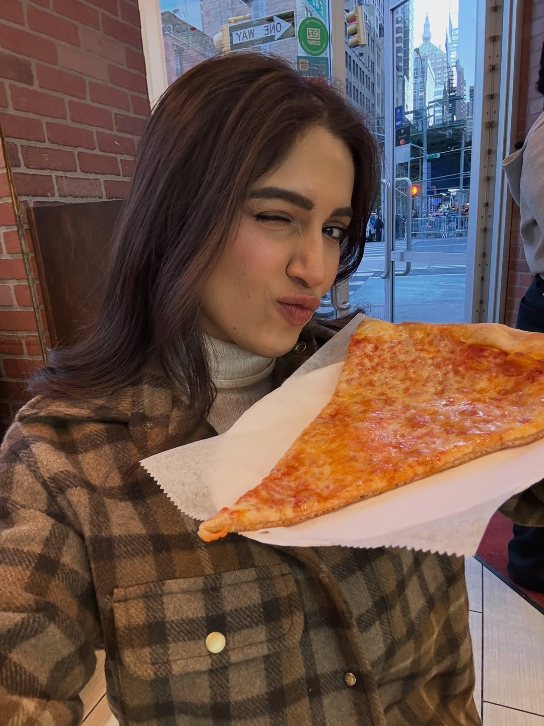 Photo by Bhumi Satish Pednekkar on December 21, 2025. May be an image of pizza and text.