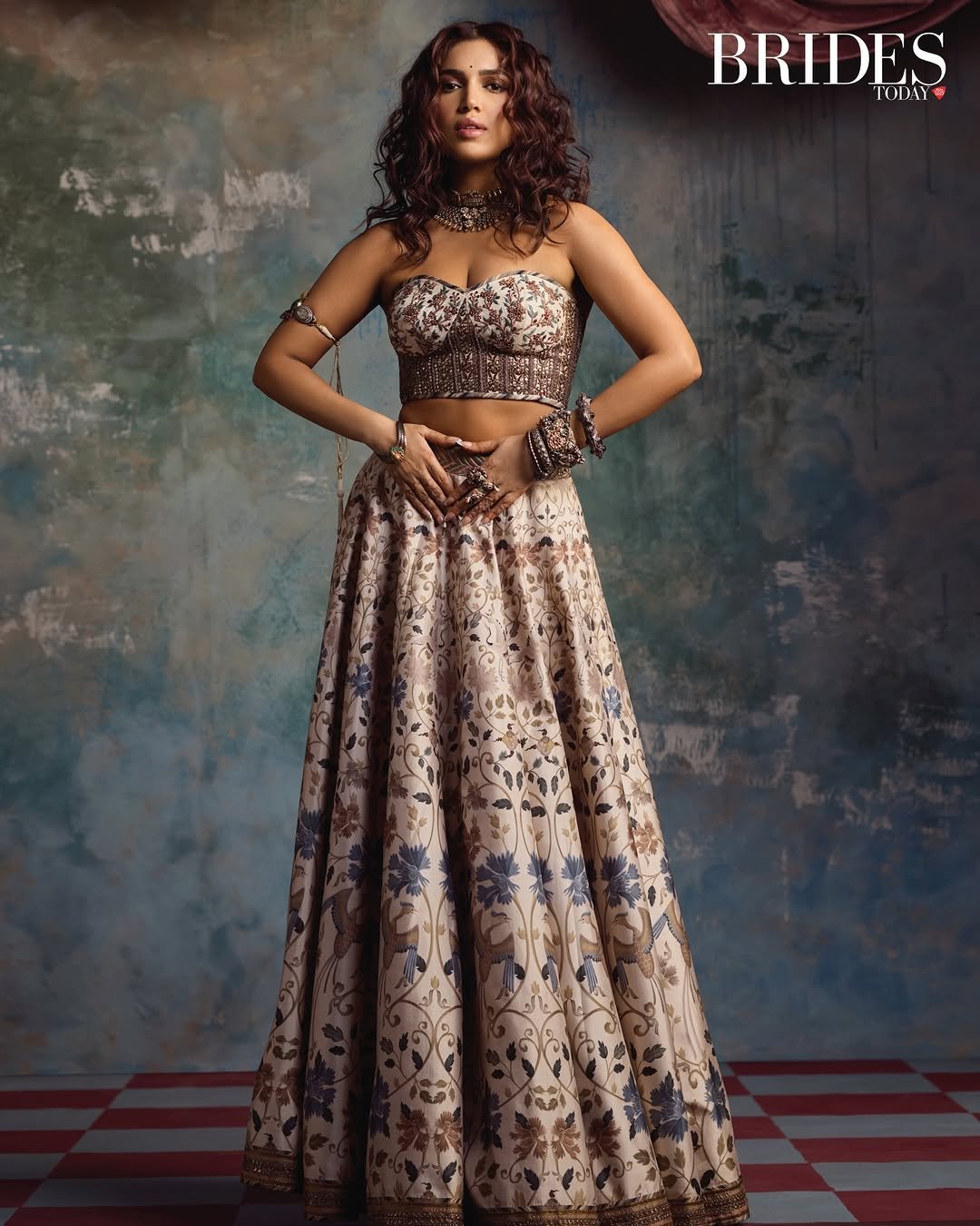 Photo by Bhumi Satish Pednekkar on December 26, 2025. May be an image of net, dress and text that says 'BRIDES TODAY'.