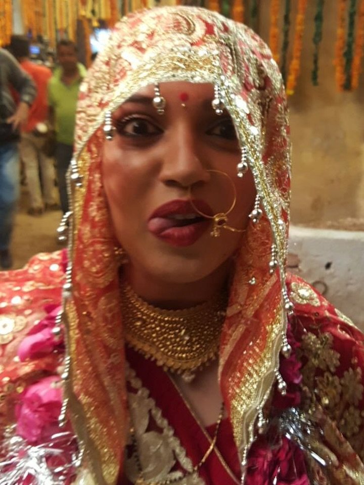 Photo by Bhumi Satish Pednekkar on January 17, 2026. May be an image of one or more people, makeup and text.