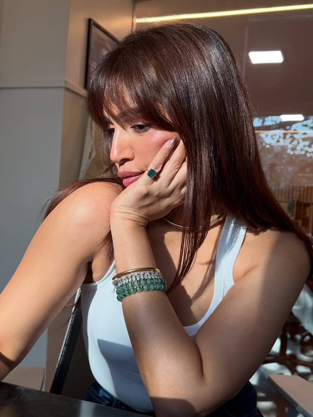 Photo by Bhumi Satish Pednekkar on April 23, 2026. May be an image of one or more people, hair, makeup, jewelry and text.