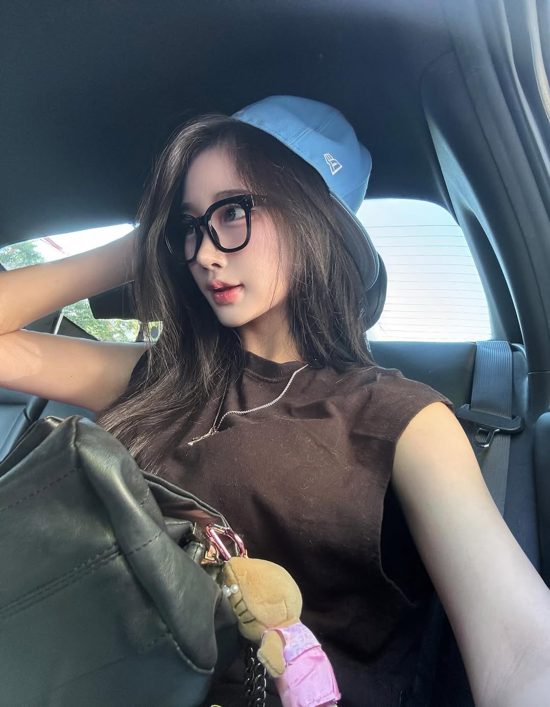 Photo by BIBI on September 10, 2025. May be a selfie of 1 person, hat and text.