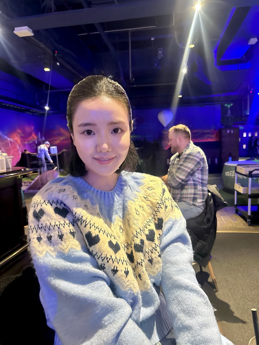 Photo by 은수좋은날 | EUNSOO on January 17, 2026. May be an image of one or more people, hair, sweater, top, turtleneck and text.