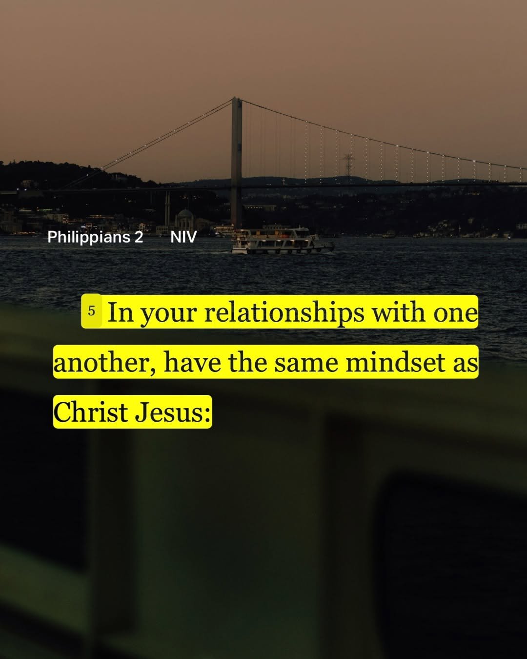 bible 게시물 이미지: Philippians 2:5