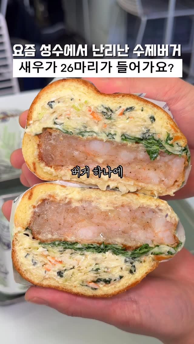 biggn_o 게시물 이미지: 성수에서 난리난 새우버거라는데요?

아니 버거 하나에 새우가 26마리나...