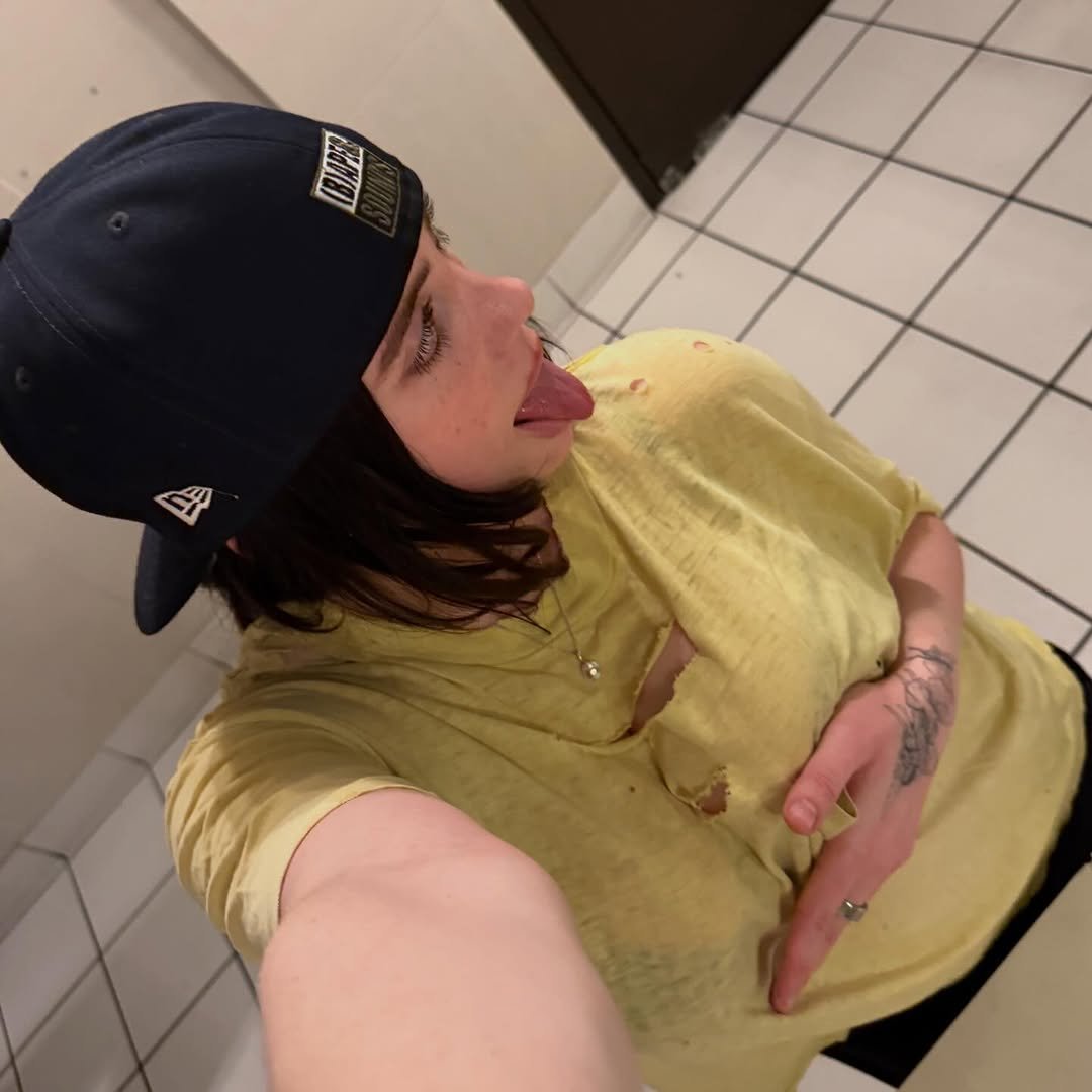 Photo by BILLIE EILISH on December 12, 2025. May be a selfie of hat.